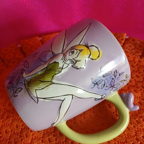 🔥NEW Disney Tinker Bell FAIRY CERAMIC Mug & FREE GIFT - Picture 2 of 11